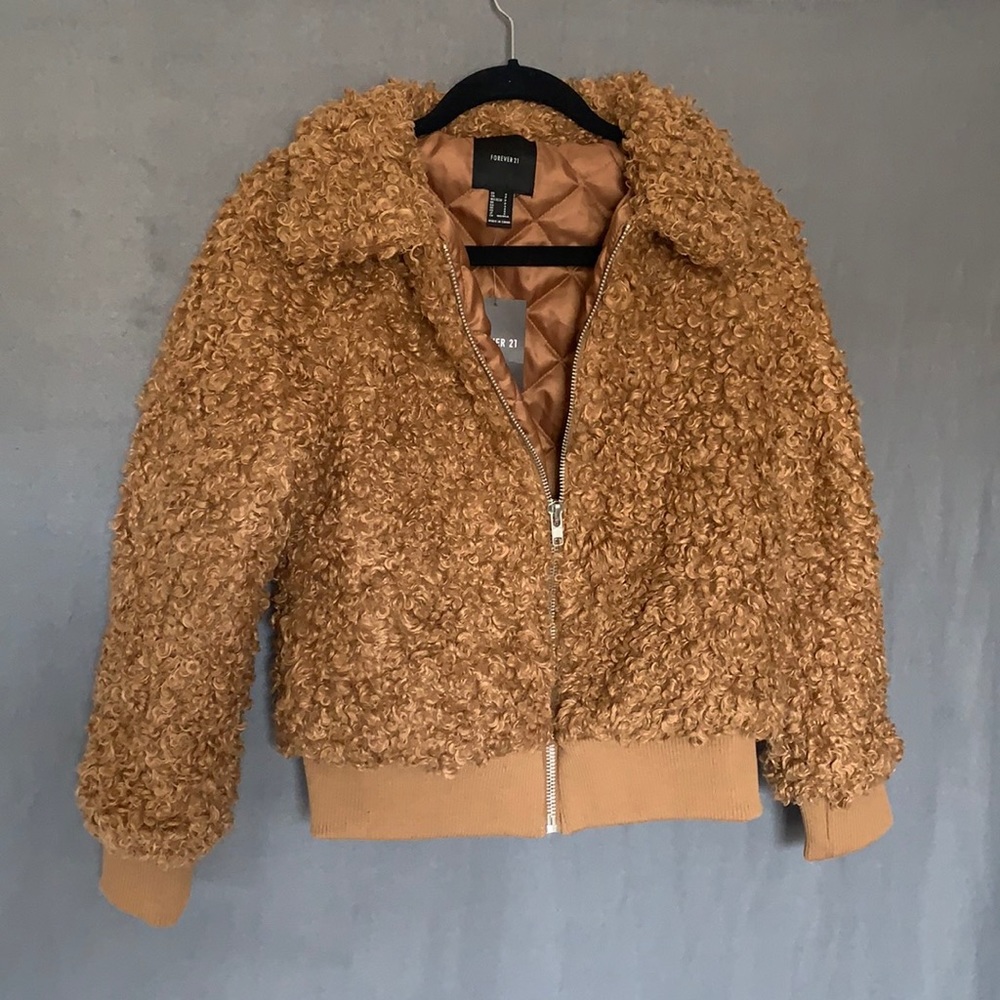 fuzzy teddy jacket